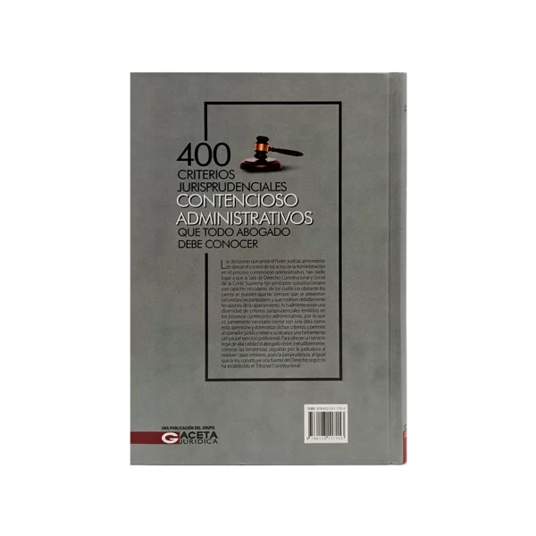 400 Criterios Jurisprudenciales Contencioso Administrativos que todo Abogado debe conocer - Imagen 4