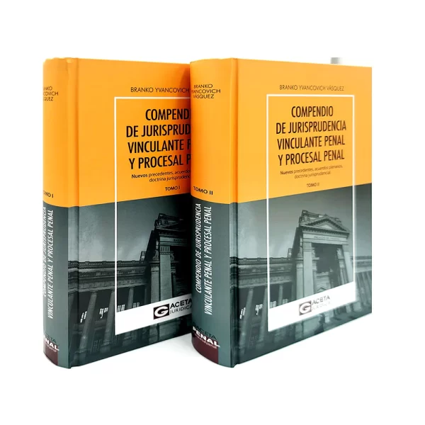 Compendio de Jurisprudencia Vinculante Penal y Procesal Penal Tomo I y II - Imagen 3